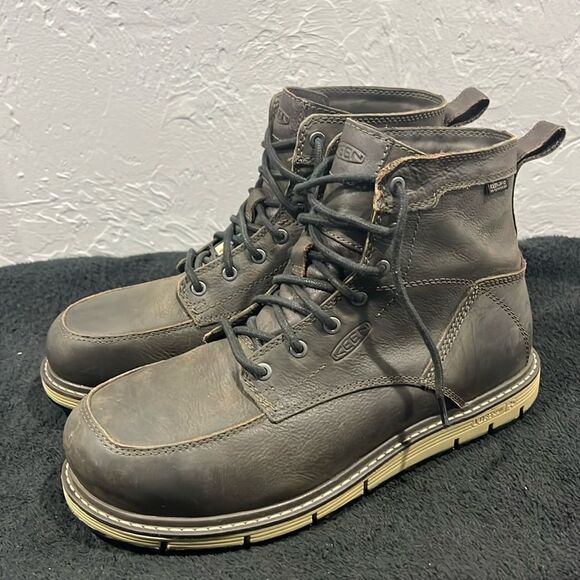 🔥🔥KEEN MEN'S SAN JOSE 6”WATERPROOF WORK BOOTS - ALUMINUM TOE Size 11 - PERFECT - Picture 1 of 16
